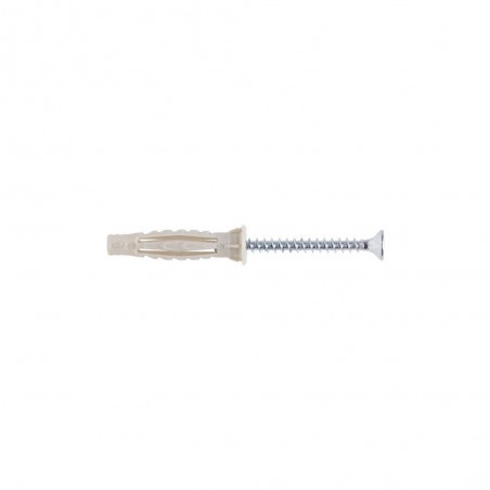 Lot de 100 Chevilles Et Vis à Expansion Standers Diam.5 Mm X L.30 Mm