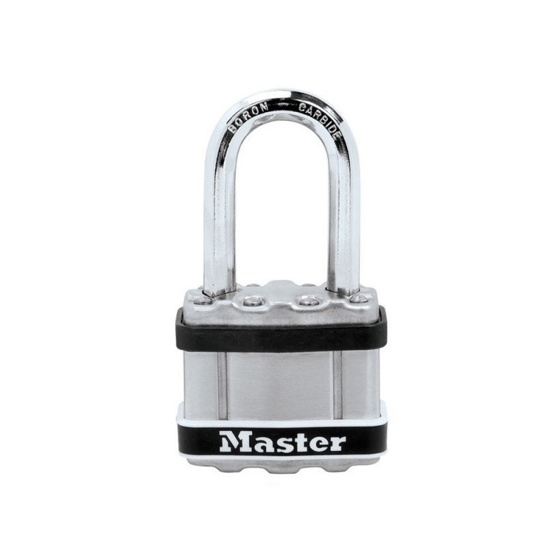 Cadenas à Clé Master Lock Acier Laminé 4 Clés Excell Marine L.44 Mm
