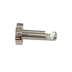 Lot de 2 supports Tringle à Rideau 20 Mm Argent Clair Inspire