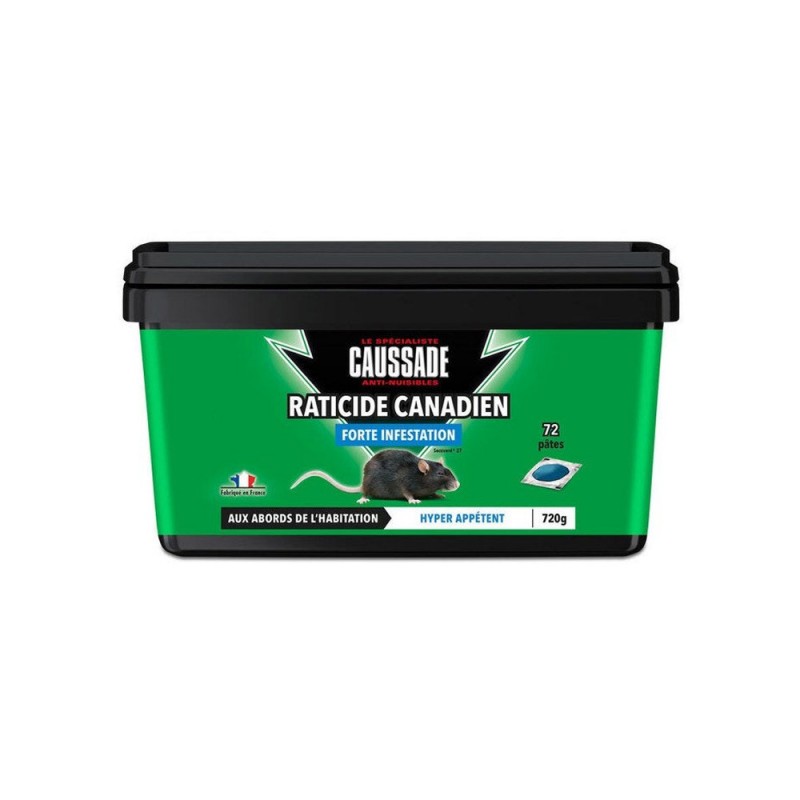 Pâte Antirats Et Surmulots Caussade 720 G