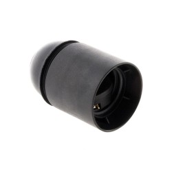 Douille E27 Filetage Plastique Blanc Hbf