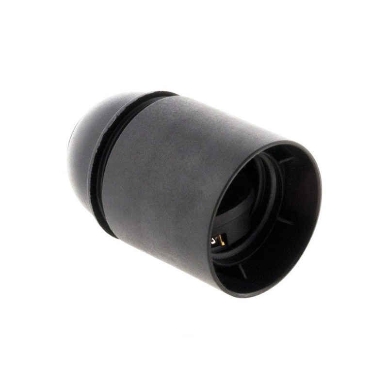 Douille E27 Filetage Plastique Blanc Hbf