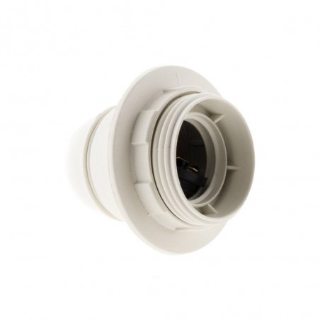 Douille E27 Filete Polyester Blanc