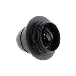 Douille E27 Filete Polyester Noir