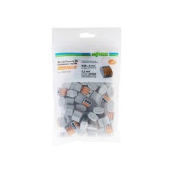 Lot de 50 Bornes Automatiques à Levier 25 MmÂ² Pour Rigide Et Souple Zenitech