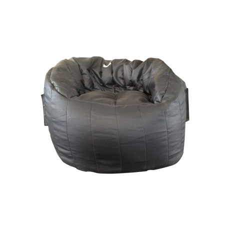 Round sofa-fauteuil 80x80 noir