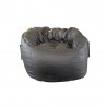 Round sofa-fauteuil 80x80 noir