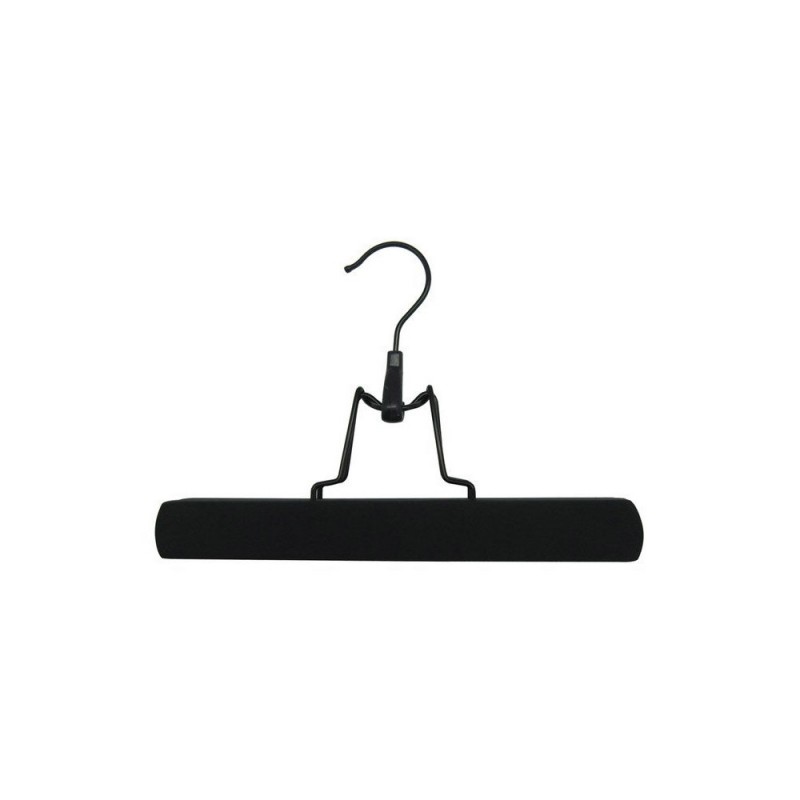 Cintre pantalon et jupe SPACEO bois noir H.17.2 x l.28 x P.2.2 cm