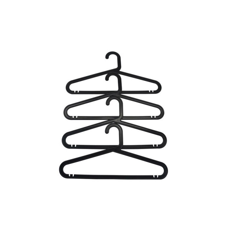 Cintre plastique noir X4