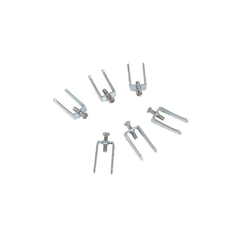 Lot de 6 Griffes Debflex Gris Zingué