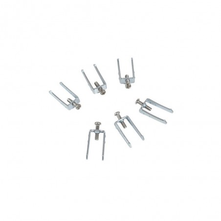 Lot de 6 Griffes Debflex Gris Zingué