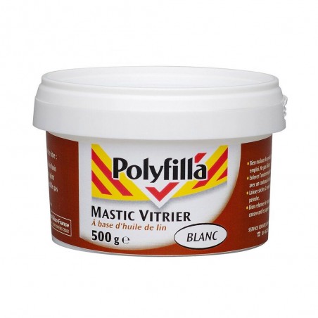 Mastic d'étanchéité Vitrier Polyfilla 500 G blanc -  - meilleure qualité