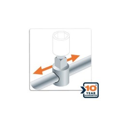 Poignée en t chrome vanadium DEXTER Diam.41.5 mm