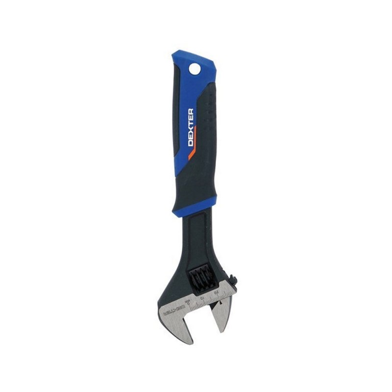 Clé à molette en chrome vanadium 200 mm DEXTER ouverture 24 mm