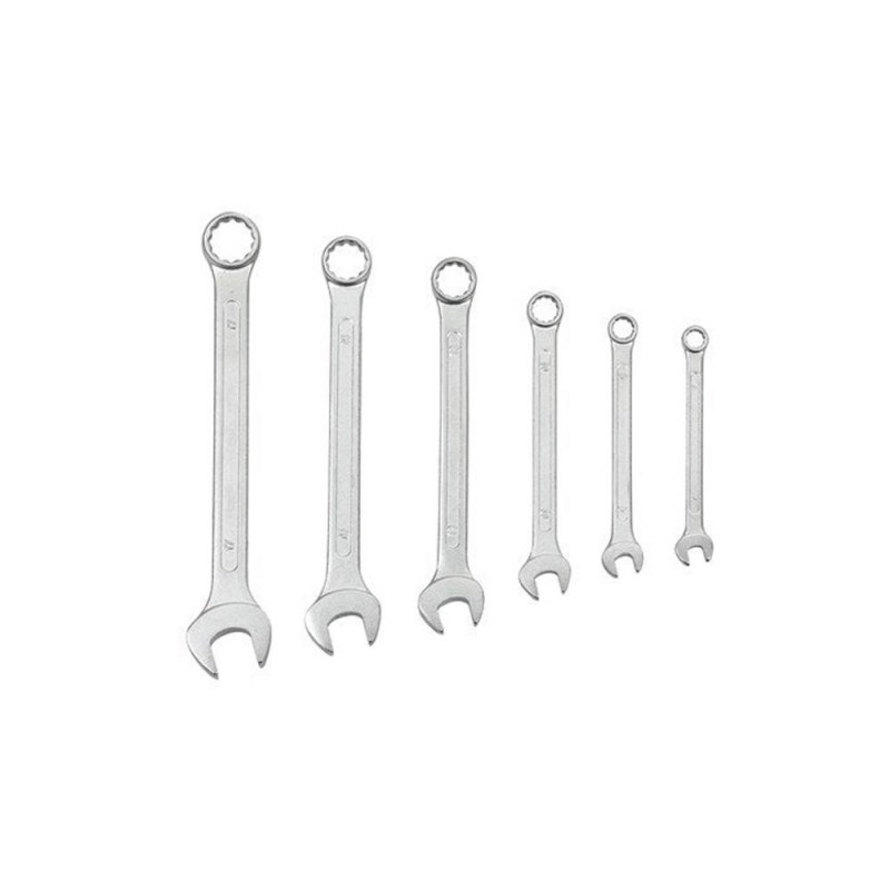 Clé mixte longue 7-8-10-13-15-17 mm DEXTER