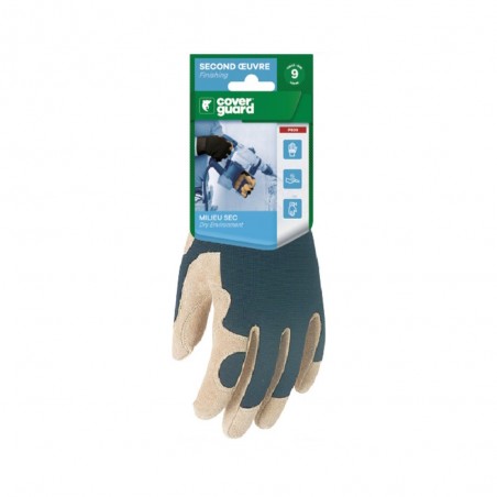 Gants de manutention (gros travaux) en cuir P909 taille 9
