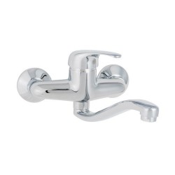 Mitigeur évier mural natu chrome -  - meilleure qualité