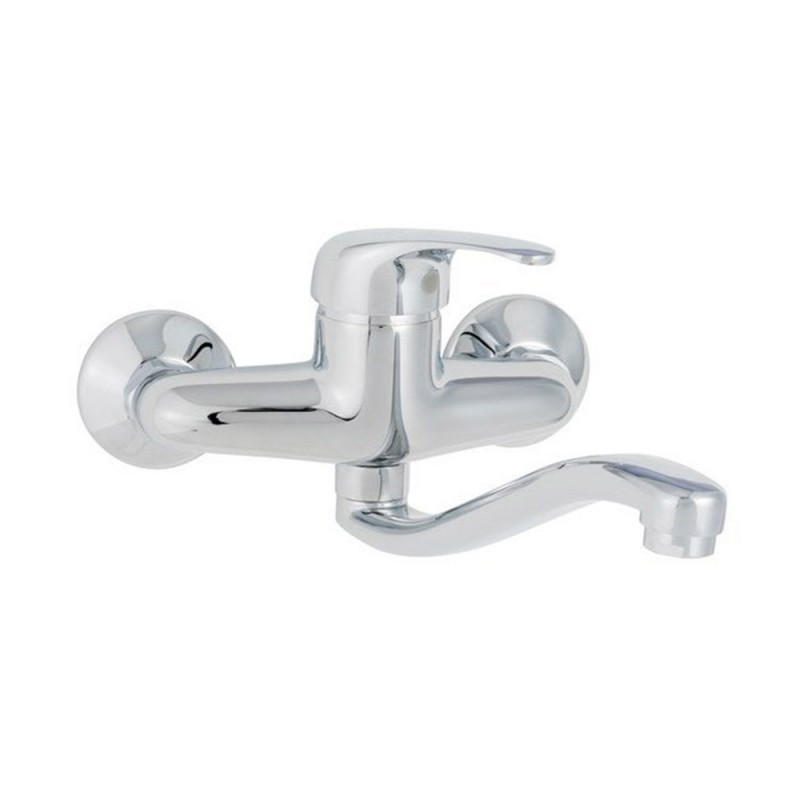 Mitigeur évier mural natu chrome -  - meilleure qualité