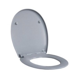 Abattant wc remix frein chute declipsable duroplast gris