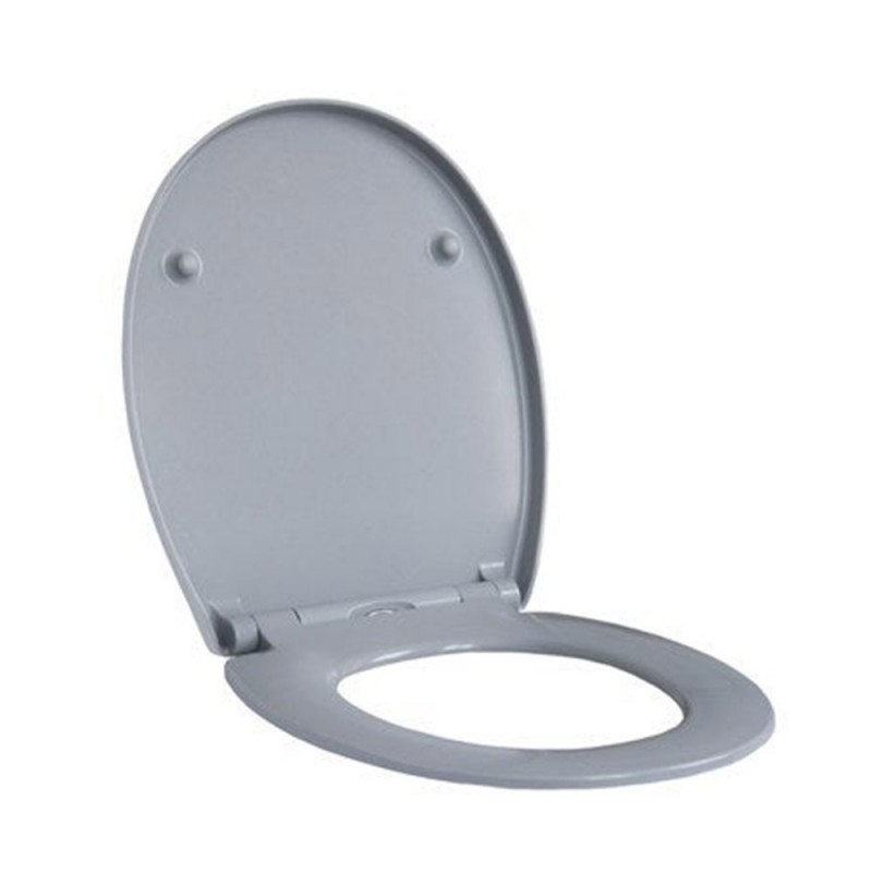 Abattant wc remix frein chute declipsable duroplast gris
