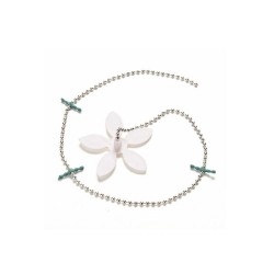 Tige attrape cheveux motif fleur