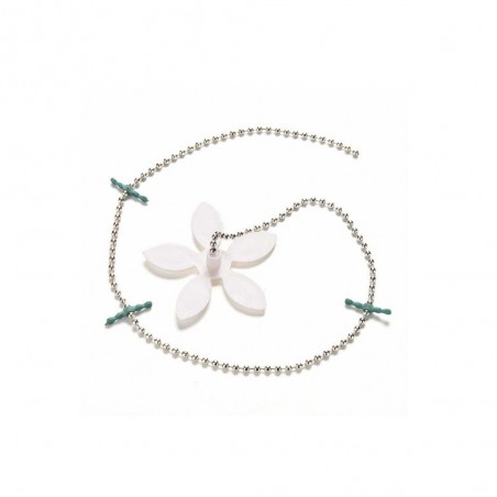 Tige attrape cheveux motif fleur