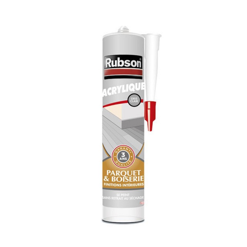 Mastic bois intérieur 280ml gris clair