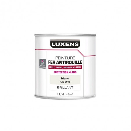 Peinture fer et Antirouille blanc brillant 0