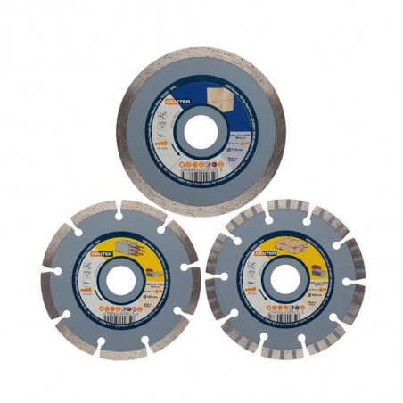 Disque diamant céramique béton 115x222 dextr x3