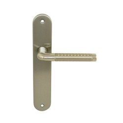 P50 Poignée de porte + plaque tolbiac métal bcd