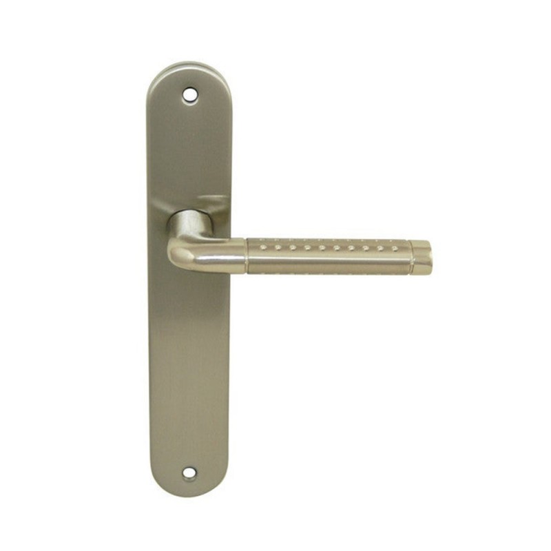 P50 Poignée de porte + plaque tolbiac métal bcd