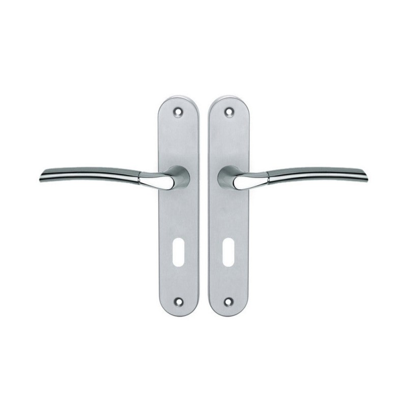 Poignee de porte eina zamak nickelé l