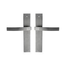 P50 Ensemble de porte Louna 195mm sans trou aluminium