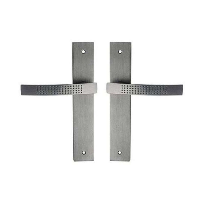 P50 Ensemble de porte Louna 195mm sans trou aluminium