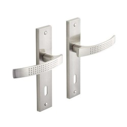 Ensemble de porte Louna 165mm trou cle aluminium