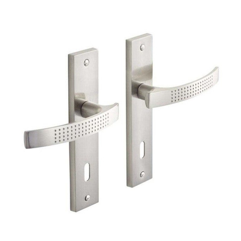 Ensemble de porte Louna 165mm trou cle aluminium