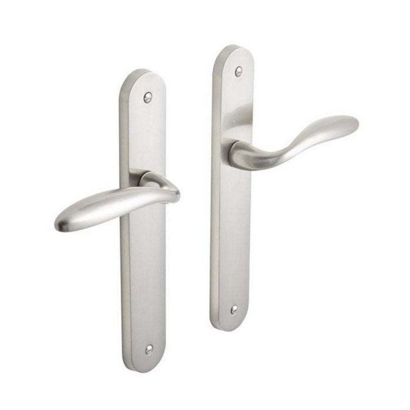 P50 Ensemble de porte Agathe 195mm sans trou zinc