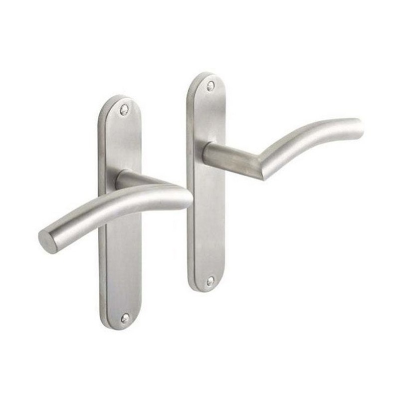 Ensemble de porte margaud 165mm sans trou inox