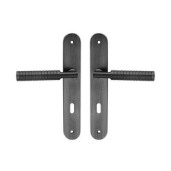 Ensemble de porte Eden 195mm trou cle zamak