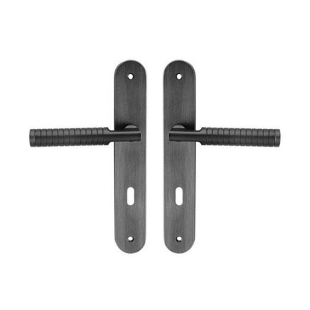 Ensemble de porte Eden 195mm trou cle zamak