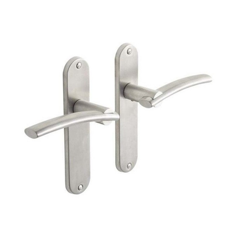 Ensemble de porte Marion 165mm sans trou inox