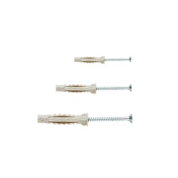 Assortimentde 230 chevilles et vis àexpansion STANDERS diam. 6 8 et 10 mm