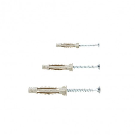 Assortimentde 230 chevilles et vis àexpansion STANDERS diam. 6 8 et 10 mm
