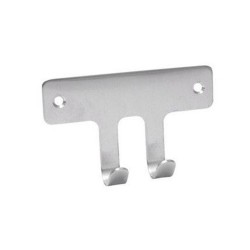 Patère 2 têtes loft brosse à  fixer -  - meilleure qualité