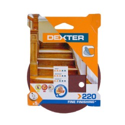 Abrasif excentrique diamètre 125 grain 220 Lot de 5