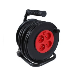 Eouleur 25M câble HO5 VV-F 3G1.5mm² 4P + disjoncteur