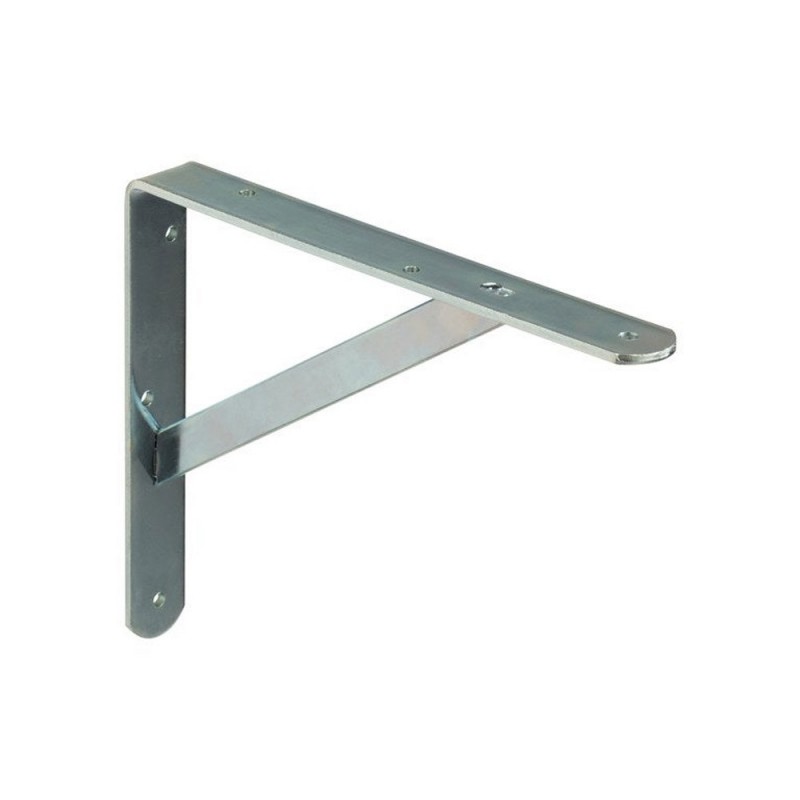 Equerre dolmen en acier zingué p.20.5 x H.25 cm