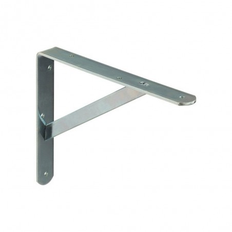 Equerre dolmen en acier zingué p.20.5 x H.25 cm