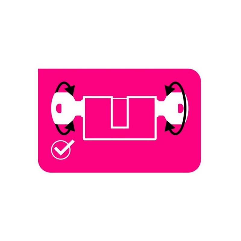 Cylindre de Serrure L.30 + 40 mm