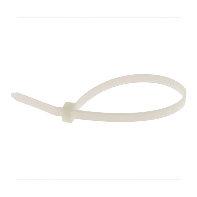 Lot de 20 colliers de câblage réutilisables 36x 140 mm transparents